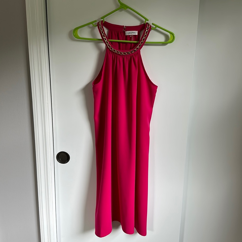 Calvin Klein | Chain detail shift dress
